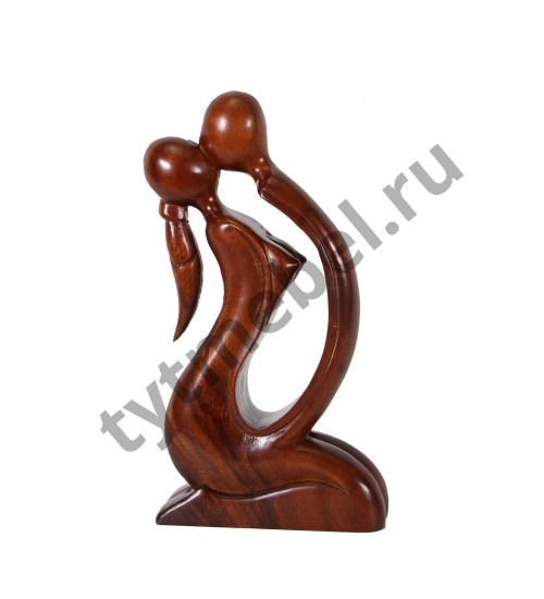 HD-32/30 Фигурка "Страсть" (массив красного дерева), 16х5,5х30 см, цвет: salak brown (темный орех)